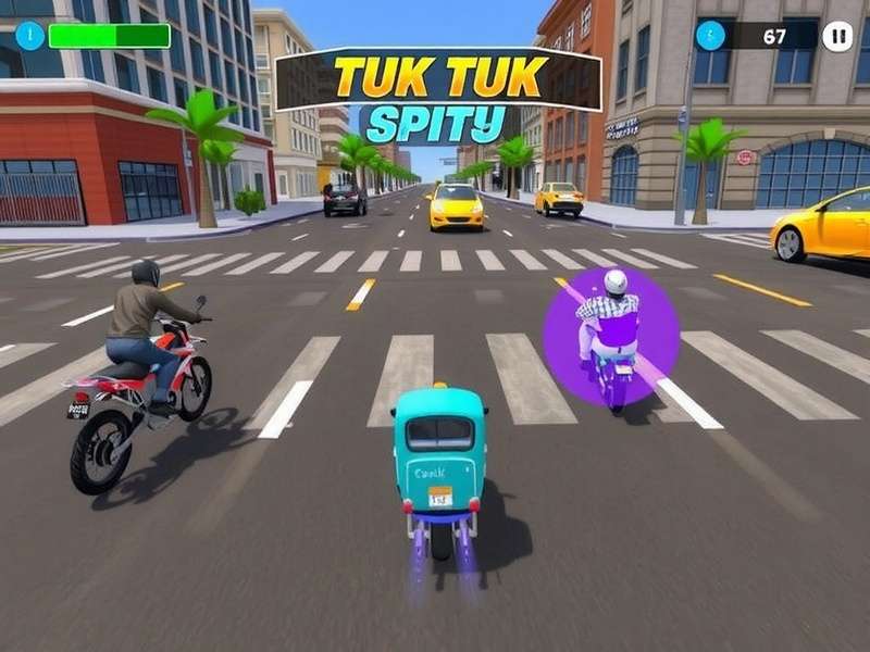 Tuk Tuk Racing Through Mumbai Streets Tuk Tuk City Sprint Gameplay
